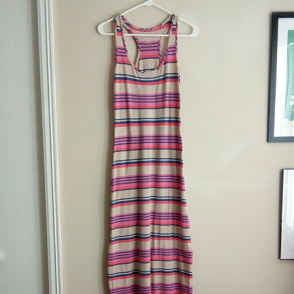 🔥 MOSSIMO Striped Jersey Maxi Dress - Multi🔥
